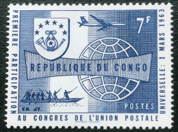 République Du Congo - C17/16 - MNH - 1963 - Michel 106 - Participatie UPU Congres - Unused Stamps