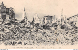 Séisme Du 28 Décembre 1908 - Catastrophe De Messine - Ruines De L'Hôtel Devant La Gare - Messina