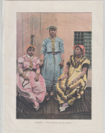 YB / Gravure 20x 27cm . JUDAÏCA. Femmes (JUIVES) Tunisiennes (Costumes Modernes) N° CCCLXXXIII - Zonder Classificatie