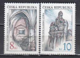 Czech Rep. 1997 - Jewish Monuments In Prague, Mi-Nr. 142/43, MNH** - Unused Stamps