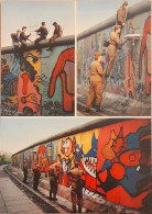 BERLIN - THE BERLIN WALL - NOIR AND CHRISTOPH BOUCHET, PARISIAN ARTIST - Picture Card PSB 61 As Per Scan - Berliner Mauer