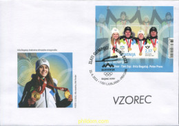 675985 MNH ESLOVENIA 2022 24 JUEGOS OLÍMPICOS DE INVIERNO, BEIJING 2022) - ATLETAS OLÍMPICOS DE ORO - Invierno 2022 : Pekín