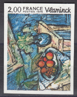 FRANCE : 1976 - DE VLAMINCK N° 1901a NON DENTELE NEUF ** LUXE SANS CHARNIERE - 1981-1990