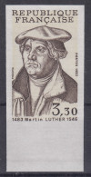 FRANCE : 1983 - MARTIN LUTHER N° 2256a NON DENTELE NEUF ** LUXE SANS CHARNIERE - 1981-1990