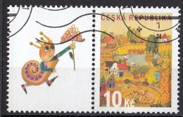 CZECH REPUBLIC 572,used,falc Hinged - Gebraucht