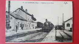 La Guerche , Interieur De La Gare Avec Train - Sonstige & Ohne Zuordnung