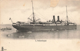 Bateau * Le Paquebot L'ATLANTIQUE - Steamers