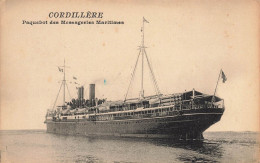 Bateau * Le Paquebot CORDILLERE * Compagnie Des Messageries Maritimes - Steamers