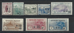 France N°162/69* (MH) 1922 - Orphelins - Neufs