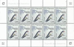 BHHB 2023-02 BIRDS SWALLOWS DAY, BOSNA AND HERZEGOVINA-HERZEGBOSNA CROAT, MS, MNH - Swallows