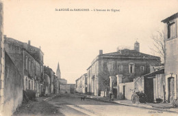 CPA 34 SAINT ANDRE DE SANGONIS L'AVENUE DE GIGNAC - Sonstige & Ohne Zuordnung