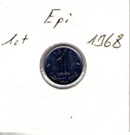 France. 1 Centime épi. 1968 - 1 Centime