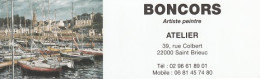 BEAUX-ARTS PEINTURE - BONCORS, ST BRIEUC - Marque-page TBon Etat (voir Scan) - Marque-Pages