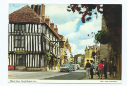 Warwickshire Postcard Stratford Upon Avon Chapel Street Posted 1975 Hohn Hinde. Larger Format Vintage - Stratford Upon Avon