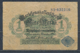 °°° GERMANY 1 MARK 1914 °°° - Other & Unclassified