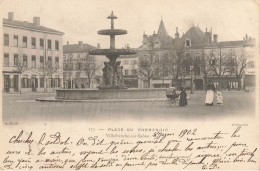 Villefranche Sur Saône * 1902 * Place Du Promenoir * Landau Ancien Poussette Pram Kinderwagen - Villefranche-sur-Saone