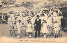 CPA 34 LUNEL FETES HENRI DE BORNIER 1912 UN GROUPE DE DANSEURS - Sonstige & Ohne Zuordnung