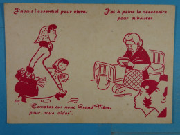 Semaine Du Vieillard J'avais L'essentiel Pour Vivre. J'ai à Peine Le Nécessaire Pour Subsister. - Partidos Politicos & Elecciones