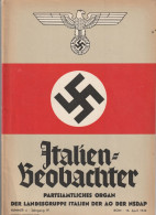 RIVISTA - ITALIEN BEOBACHTER (Osservatore Italiano) Personaggio Politico - 5. World Wars