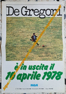 B239> < FRANCESCO DE GREGORI > Pagina Pubblicità LP < De Gregori > 1978 Circa - Objets Dérivés