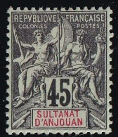 Anjouan N°18 - Neuf * Avec Charnière - TB - Neufs