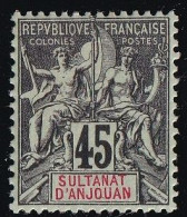 Anjouan N°18 - Neuf * Avec Charnière - TB - Nuovi