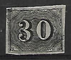 BRESIL   -   1850 .  Y&T N° 13 Oblitéré. - Used Stamps