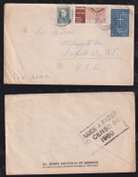 Brazil Brasil 1960 Cover Propaganda Postmark „Ajuda A Fazer O Censo De 1960“ To BUFFALO - Covers & Documents