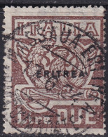 Eritrea 1923 Sc 73 Sa 69 Used Massaua Racommandate Cancel - Eritrée