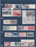 France Poste Aérienne N°20/37 - Neufs ** Sans Charnière - TB - 1927-1959 Mint/hinged