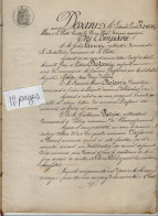 VP21.948 - POOTE - Acte De 1876 - Adjudication D'immeubles Situés à CHAMPFREMONT Par Les Enfants DESFAVRIS à M CHOUIPE - Manuscrits