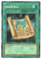 YU-GI-OH! • ANCIENT RULE • STON-EN037 • MAGIC CARD - Yu-Gi-Oh