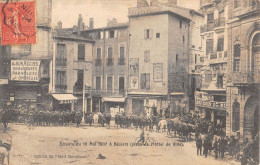 CPA 34 BEZIERS EMEUTE DU 16 MAI 1907 PLACE DE L'HOTEL DE VILLE - Beziers