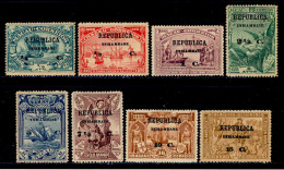 ! ! Inhambane - 1913 Vasco Gama On Macau (Complete Set) - Af. 55 To 62  - MH - Inhambane