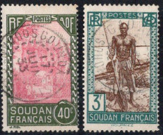 SOUDAN Timbres-poste N°70 & 85 Oblitérés GOUNDAM & GAO Cote 1€00 - Used Stamps