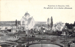 BELGIQUE - Exposition 1910 - Vue Générale De La Section Allemande - Carte Postale Ancienne - Expositions Universelles