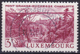 Luxembourg YT 689 Mi 737 Année 1966 (Used °) Pont Grande-Duchesse Charlotte - Gebruikt