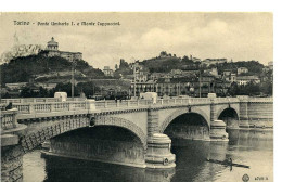 B.596  TORINO - Ponte Umberto I... - Ediz. Brunner - 1911 - Bruggen