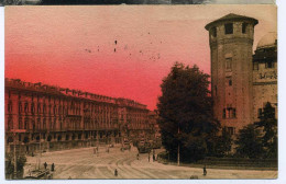 B.597  TORINO - Piazza Castello - Grand Hotel Europa - 1920 - Ediz. Brunner - Castello Del Valentino