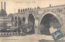 CPA 34 BEZIERS LE VIEUX PONT - Beziers