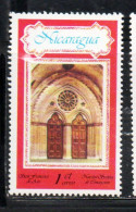 NICARAGUA 1978 ST. FRANCIS OF ASSISI GOTHIC PORTAL 1c MNH - Nicaragua