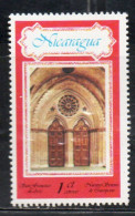NICARAGUA 1978 ST. FRANCIS OF ASSISI GOTHIC PORTAL 1c USED USATO OBLITERE' - Nicaragua