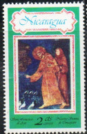 NICARAGUA 1978 ST. FRANCIS OF ASSISI PREACHING TO THE BIRDS 2c MNH - Nicaragua