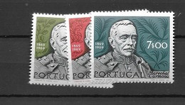 1970 MNH Portugal, Michel 1099-1101 - Nuovi