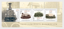 Hungary / Hongarije - Postfris / MNH - Sheet Railway History 2023 - Ongebruikt