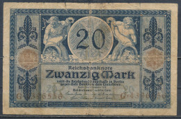 °°° GERMANY 20 MARK 1915 °°° - 20 Mark