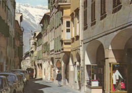 CARTOLINA  MERANO,TRENTINO ALTO ADIGE-VIA PORTICI-STORIA,MEMORIA,CULTURA,RELIGIONE,IMPERO ROMANO,VIAGGIATA 1966 - Merano