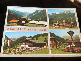 Ansichtskarte Österreich Lechtal Stablalpe 1996 Gelaufen Mit Briefmarke - Lechtal