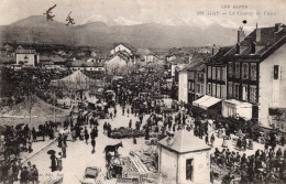 Gap Le Champ De Foire  - Marché - Tampon Militaire " Vaguemestre Hôpital Complémentaire  N°4 - Foires