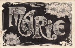 MARIE Marie * Carte Photo * Prénom Name * Art Nouveau Jugenstil - Vornamen